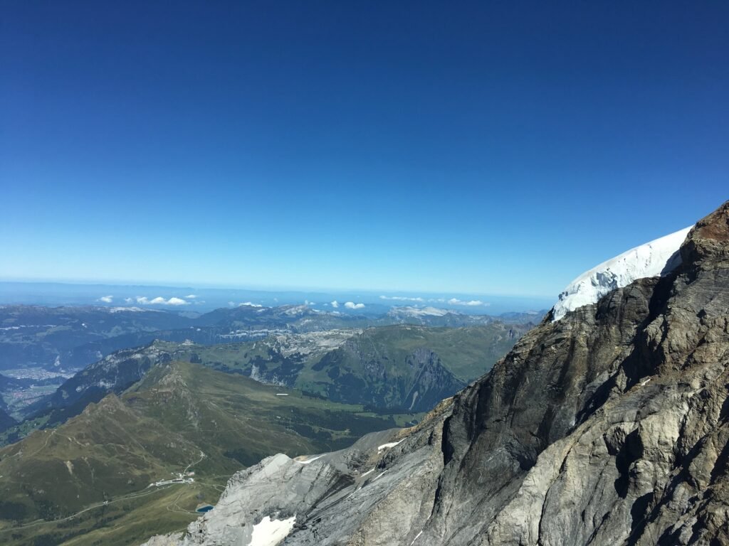 Photo by Wanda Lipscomb-Vasquez, Looking out across the expanse of the sky from the Jungfraujoch observatory, near Interlaken, Switzerland
